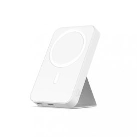   Devia Extreme Speed Magsafe Powerbank beépített állvánnyal 5000mAh (20W) fehér