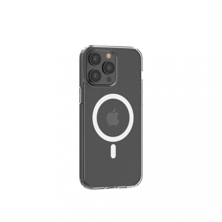 Devia Pure sorozatú ütésálló Magsafe tok átlátszó iPhone 14 Max