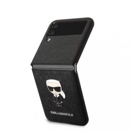 Karl Lagerfeld tok fekete KLHCZF4IKMSBK Samsung Z Flip 4