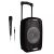 NGS Wild Samba Trolley Bluetooth Hangszóró + Mikrofon 30W BT USB TF AUX, Fekete