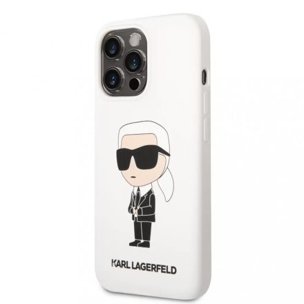 Karl Lagerfeld tok fehér KLHCP13LSNIKBCH iPhone 13 Pro
