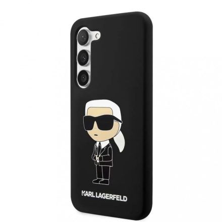 Karl Lagerfeld tok fekete KLHCS23SSNIKBCK Samsung S23 