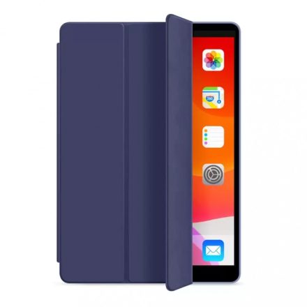 XPRO Smart Book tok kemény hátlapos szilikon védőéllel sötétkék Apple Ipad 10,2" (2019-2021) 7./8./9. generációs