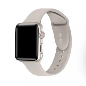 XPRO Apple Watch szilikon sport szíj Ezüst 38mm 40mm 41mm