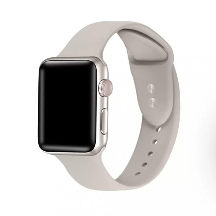 XPRO Apple Watch szilikon sport szíj Ezüst 38mm 40mm 41mm