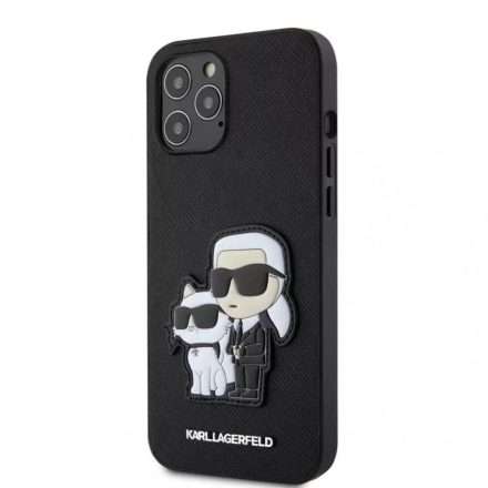 Karl Lagerfeld tok fekete KLHCP12LSANKCPK Apple Iphone 12 Pro Max