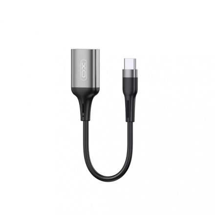 XO Adapter OTG NB201 USB to Type-C 150mm fekete