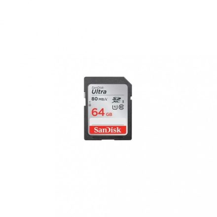 Western Digital SanDisk Ultra 64 GB Class 10/UHS-I (U1) SDXC - 80 MB/s