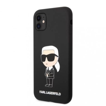 Karl Lagerfeld tok fekete KLHCN61SNIKBCK Apple Iphone 11