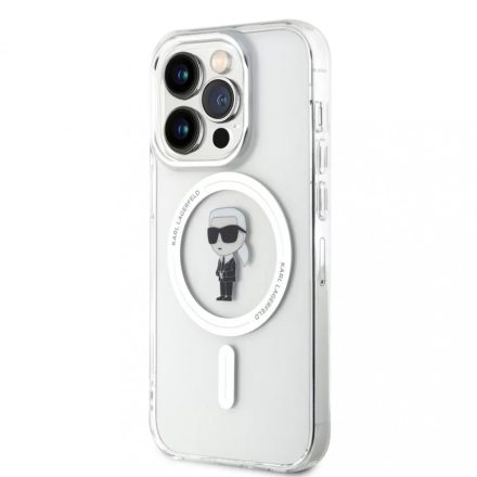 Karl Lagerfeld tok átlátszó KLHMP15LHFCKNOT iPhone 15 Pro
