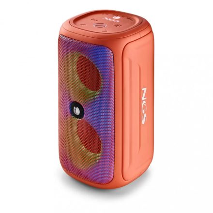 NGS Roller Beast Coral Bluetooth Hangszóró IPX5 32W - BT / USB / TF / AUX IN - TWS