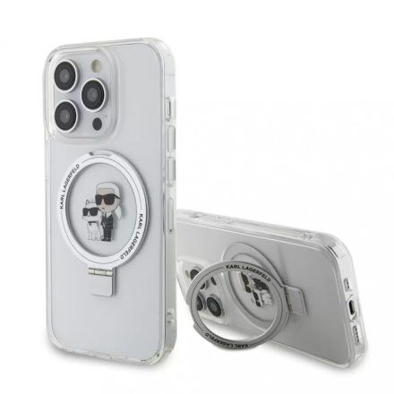 Karl Lagerfeld tok fehér KLHMP15LHMRSKCH iPhone 15 Pro