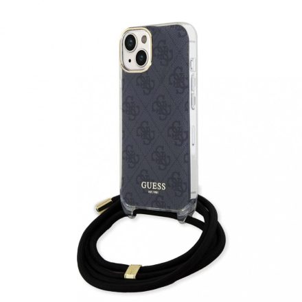 Guess tok + crossbody strap Fekete iPhone 15 GUHCP15SHC4SEK