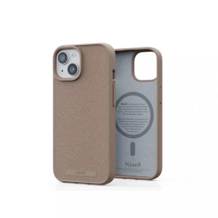 Njord Fabric Magsafe tok bézs színű iPhone 15 NA51FA12