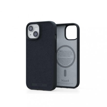 Njord Suede Magsafe tok fekete színű iPhone 15 NA51SU00