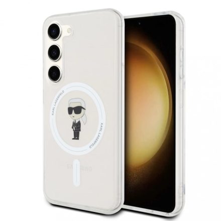 Karl Lagerfeld tok átlátszó KLHMS23SHFCKNOT Samsung S23