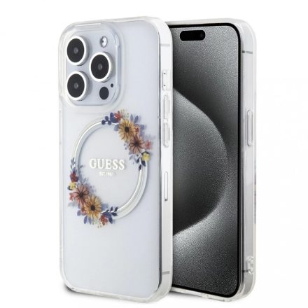 Guess tok Átlátszó iPhone 15 Pro Max GUHMP15XHFWFCT