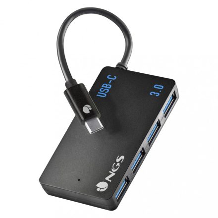 NGS Wonder "IHUB4" 4 portos hordozható Adapter, Type-C to 4*USB-A 3.0
