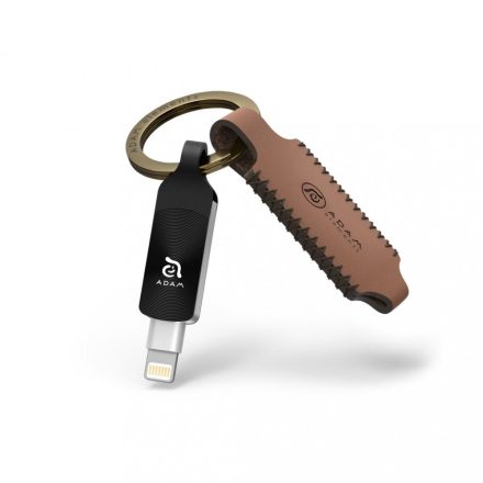 ADAM elements iKlips DUO+ 32GB Lightning-USB3.1 Flash Drive, fekete