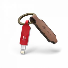   ADAM elements iKlips DUO+ 32GB Lightning-USB3.1 Flash Drive, piros