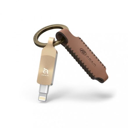 ADAM elements iKlips DUO+ 32GB Lightning-USB3.1 Flash Drive, arany