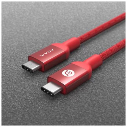 ADAM elements CASA B200 USB-C/USB-C adat- és töltőkábel 200cm, piros