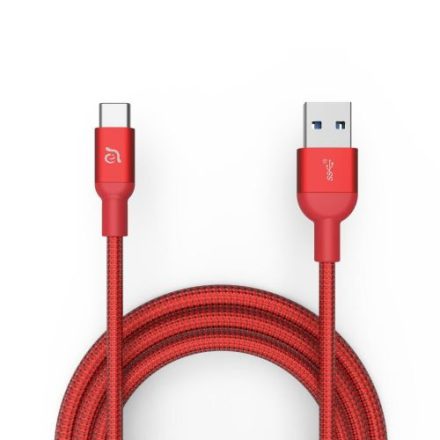 ADAM elements CASA M100+ USB3.1 Gen2 USB-C/USB-A adatkábel, piros