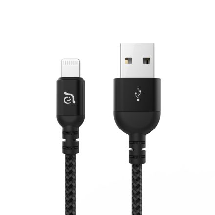 ADAM Elements PeAk III USB-A to Lightning Kábel 1,2m, fekete
