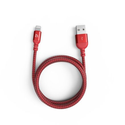 ADAM Elements PeAk III USB-A to Lightning Kábel 2m, piros
