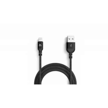 ADAM Elements PeAk III USB-A to Lightning Kábel 3m, fekete