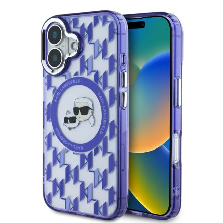 Karl Lagerfeld IML Monogram K&CH MagSafe Tok iPhone 16 lila