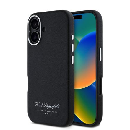 Karl Lagerfeld PU Hotel RSG Tok iPhone 16 fekete