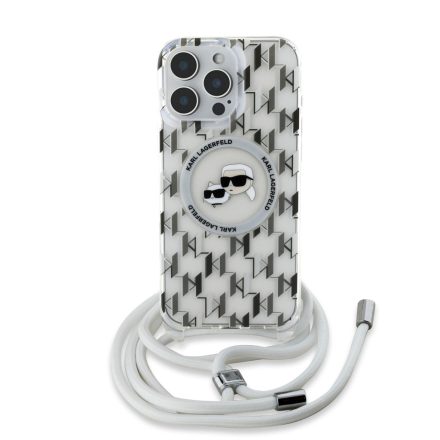 Karl Lagerfeld IML Monogram Crossbody K&CH MagSafe Tok iPhone 16 Pro átlátszó
