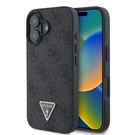 Guess PU Metal Logo Tok iPhone 16 Black