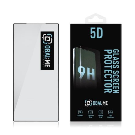 OBAL:ME 5D Kijelzővédő Üveg Samsung S24 Ultra fekete
