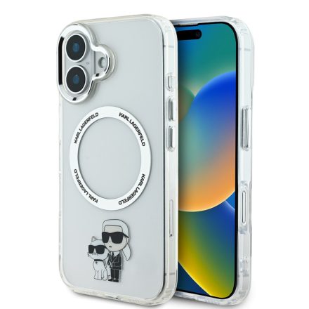 Karl Lagerfeld IML K&CH MagSafe Tok iPhone 16 Plus átlátszó