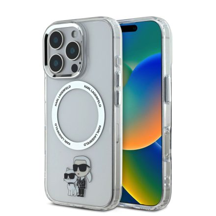 Karl Lagerfeld IML K&CH MagSafe Tok iPhone 16 Pro átlátszó