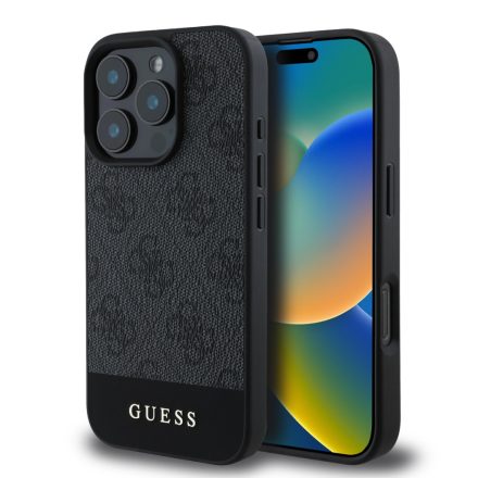 Guess PU Stripe tok iPhone 16 Pro Grey GUHCP16LG4GLGR