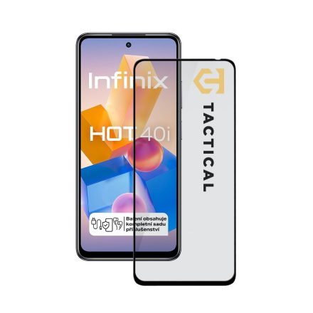 Tactical Glass Shield 5D Infinix Hot 40i fekete