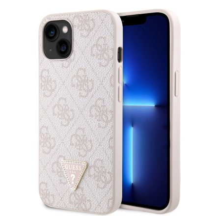 Guess PU 4G Strass Triangle Tok iPhone 15 Pink GUHCP15SP4TDPP