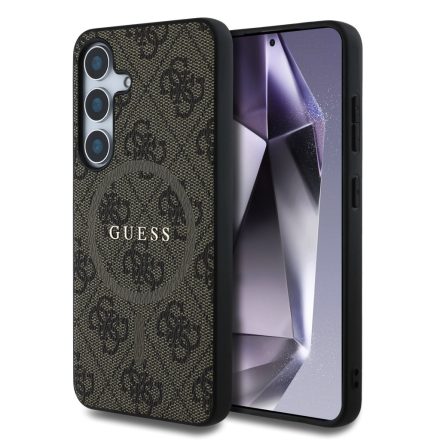 Guess PU Leather Ring MagSafe Tok Samsung S25 barna