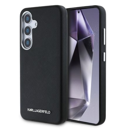Karl Lagerfeld PU Metal Tok Samsung S25+ fekete