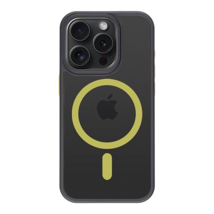 Tactical MagForce Hyperstealth 2.0 Tok iPhone 15 Pro fekete/sárga