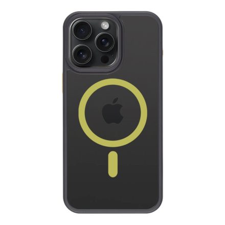 Tactical MagForce Hyperstealth 2.0 Tok iPhone 15 Pro Max fekete/sárga