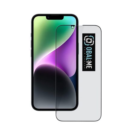 OBAL:ME Privacy 5D Glass Screen Protector Apple iPhone 13/13 Pro/14/16e fekete