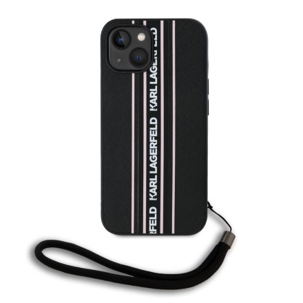 Karl Lagerfeld PU Saffiano Strap Tok iPhone 15 Pink KLHCP15SPAMSCNSP