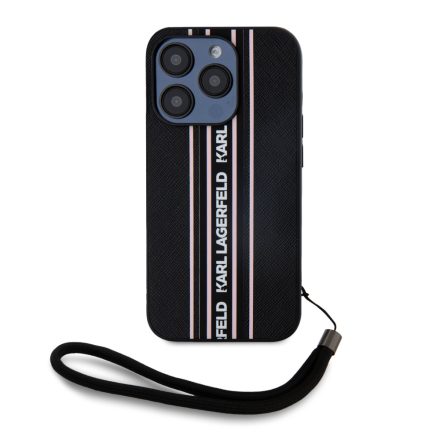 Karl Lagerfeld PU Tok iPhone 15 Pro Pink KLHCP15LPAMSCNSP