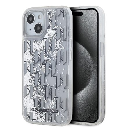Karl Lagerfeld Glitter Gradient Tok iPhone 15 fehér KLHCP15SLKLGKCCH