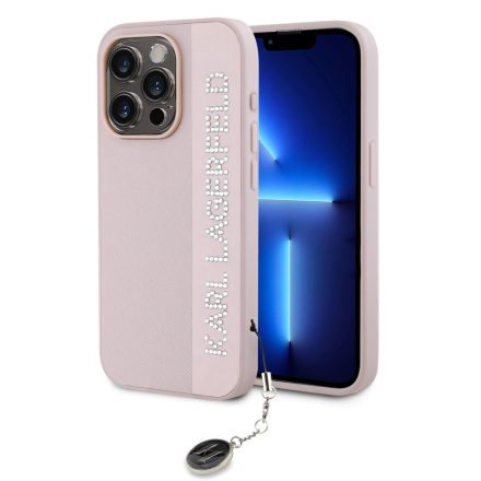 Karl Lagerfeld PU Tok iPhone 15 Pro Pink KLHCP15LPSAKDGCP