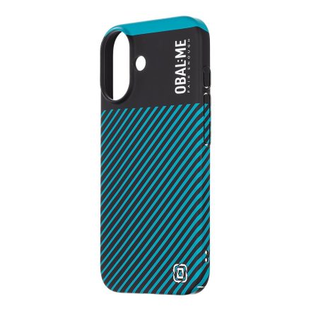 OBAL:ME Flossy Stripes Tok iPhone 16 fekete/zöld